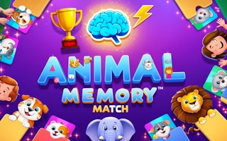 Image Animal Memory Match Brain Boost Challenge