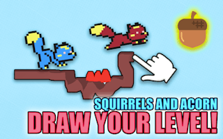 Image Squirrels and Acorn - Draw your level!